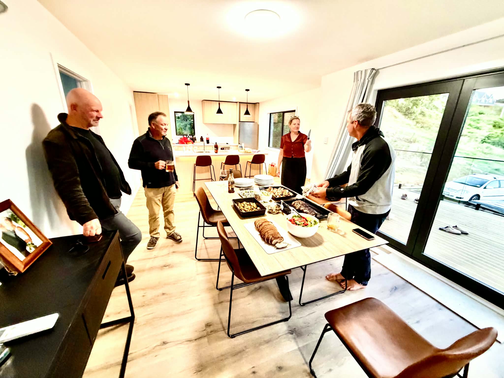 Dining space for shared meals