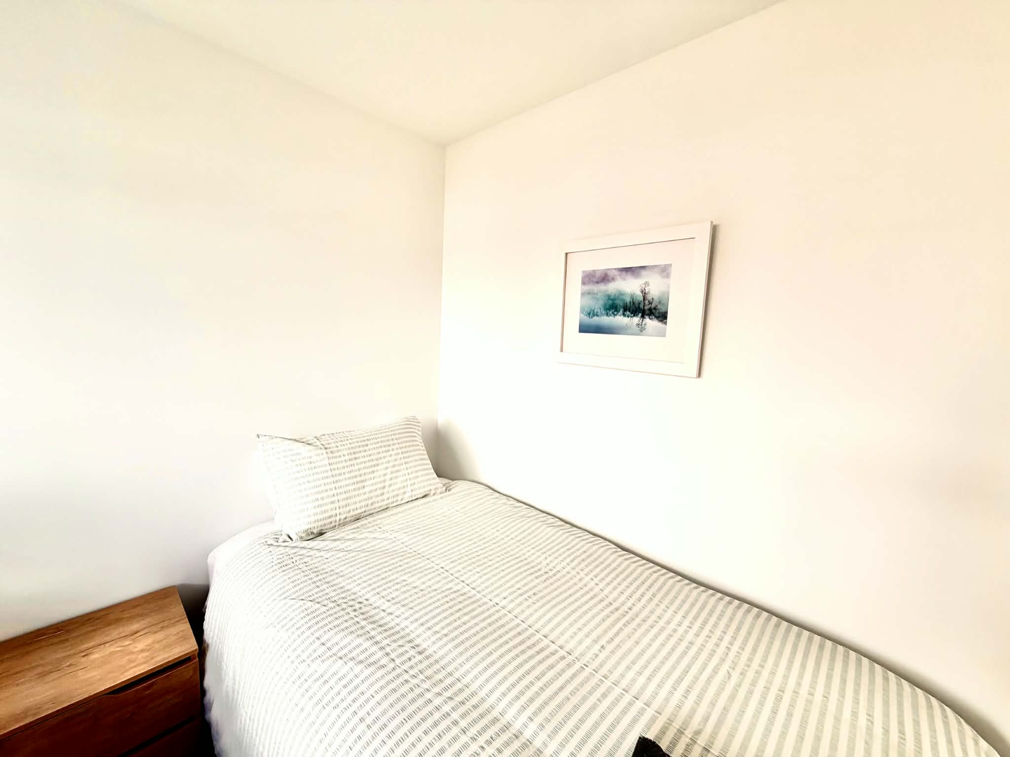 One of the king single beds